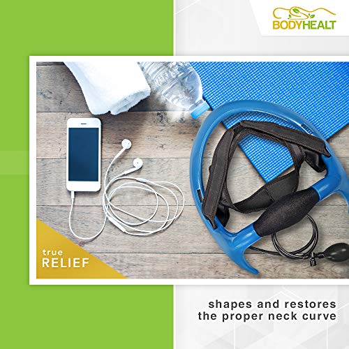 Cervical Traction Device, Neck Exerciser - Posture Neck Exercising Cervical Spine Hydrator Pump | Neck Traction Device |Relief for Stiffness, Relieves Neck Pain, Neck Curve Restorer| Posture Corrector - Thumbnail 5