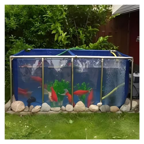 Bassin à poissons en toile PVC pour élevage extérieur et stockage d'eau de pluie