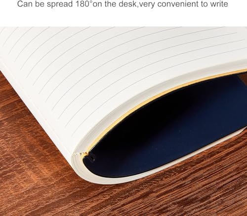 Lined-Notebook-Journal-Notebooks-for-Work-Hardcover-Journaling-579x827-A5-Leather-Journals-216-Pages-100GSM-Thick-Paper-Khaki