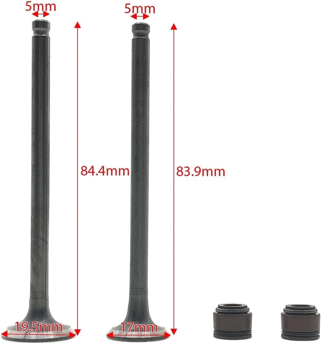 Suitable For 155 N-MAX AEROX NVX155 155cc GPD150-A 2DP-E2111-00 2DP-E2121-00 Intake And Stem Oil Seal(Valve 2 Pair)