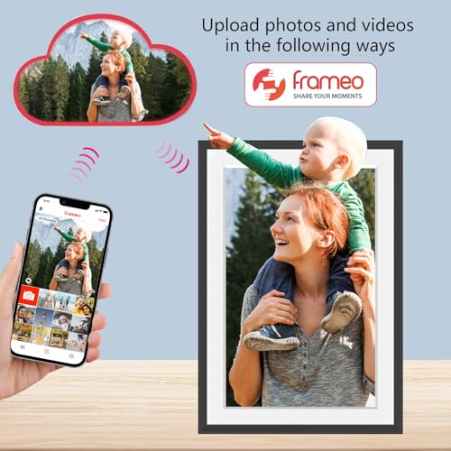Image of Akimart 32GB 10.1 Inch Digital Photo Frame 1280x800 IPS LCD Touch Screen,Smart WiFi Digital Picture Frame, Auto-Rotate Portrait and Landscape, Share Moments Instantly via Frameo App from Anywhere