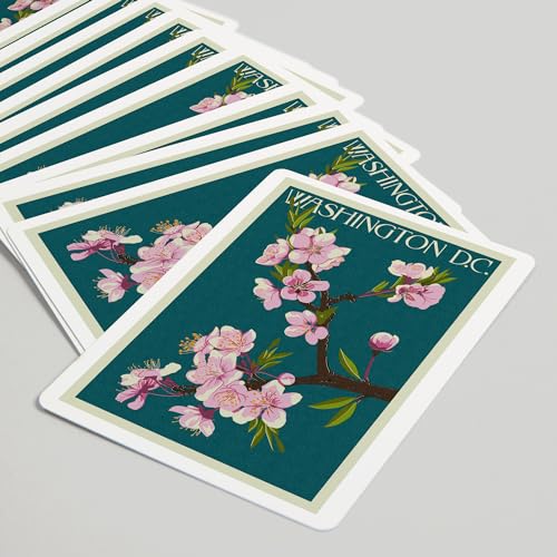 Lantern Press Washington DC, 52 cartas póker miniatura 5