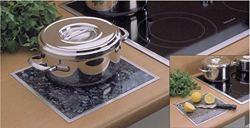 Preisvergleich Produktbild R-KÜCHENTECHNIK Granitfeld Klein / Bianco Cristall