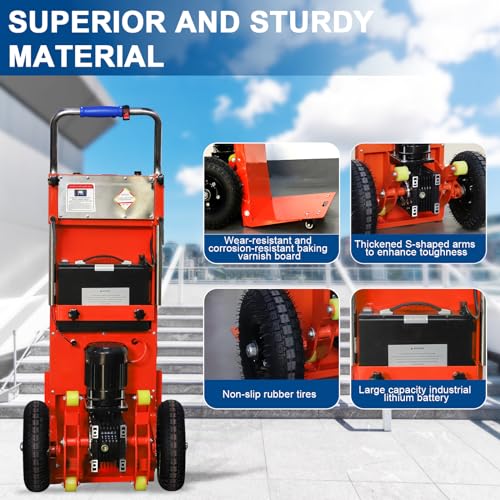 Carretilla eléctrica para escaleras con capacidad 440lb miniatura 5