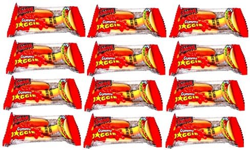 Mini Doggie Hot Dog Gummi Zone Candy Sweets 9g (Pack of 12)