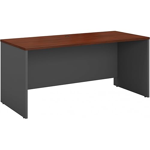 Bush Business Furniture Series C 60W x 24D Credenza Desk in Hansen Cherry, Computer Table for Home or Professional Office