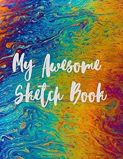 My awesome Sketch Book: Premium galaxy abstract cover Notebook Sketch Book for doodling, Sketching, Painting, 130 pages, 8.5 x 11 Vol. 1 (Awesome Sketch Books, Band 1)