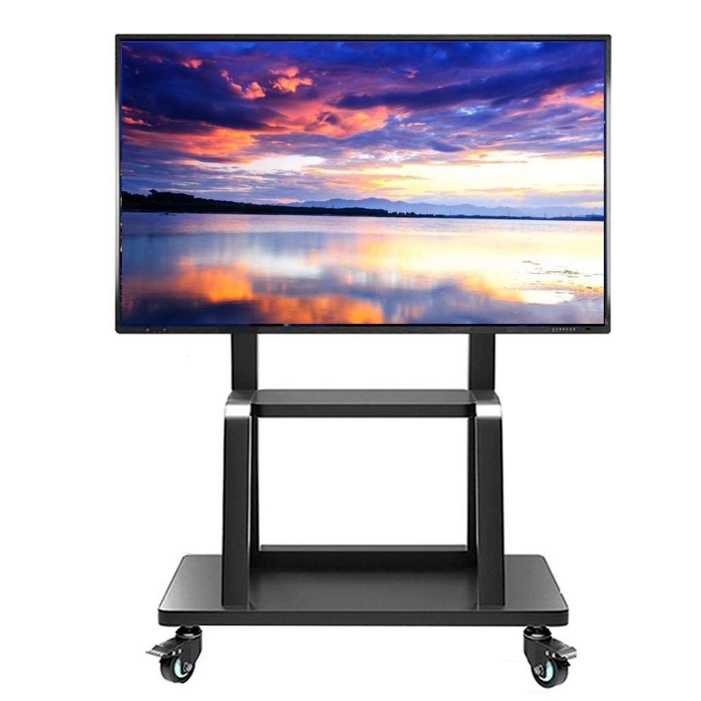 Buy ZAQI Heavy Duty Rolling TV Stand Mobile TV Cart for 55/60/65/70/75/80/95 inch Plasma Screen