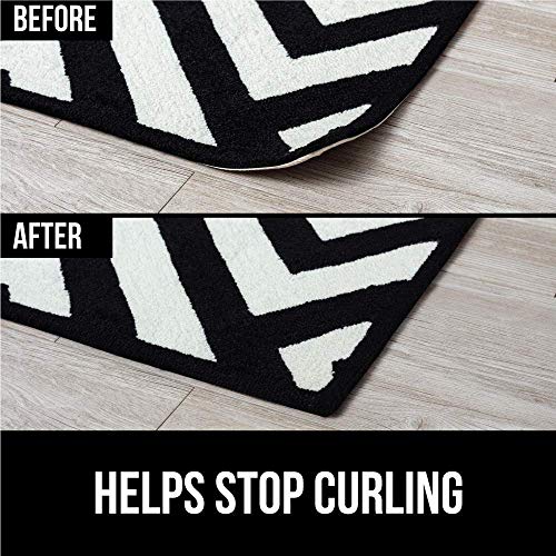 Gorilla Grip Area Rug Pad And Rug Grippers, 8 Piece, Rug Pad Size 4X6, Both For Hard Floors, 2 Item Bundle #TOP5