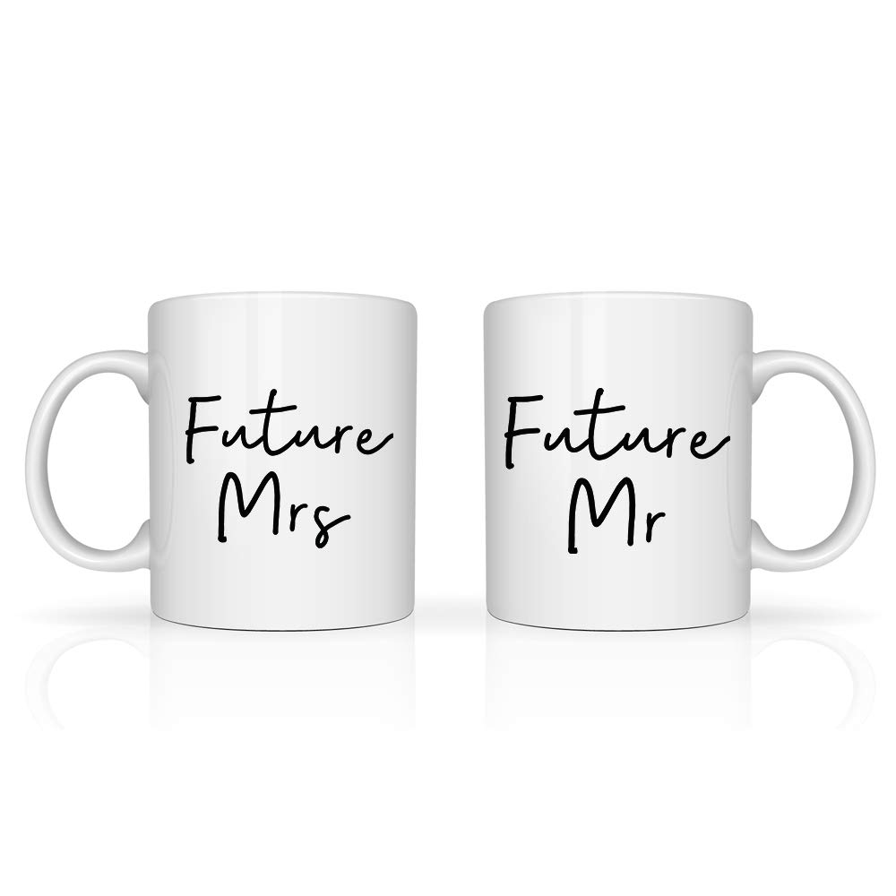 Buy Future Mr & Mrs Mug SetEngaged Mug,Mug Gift Set,Engagement Gifts