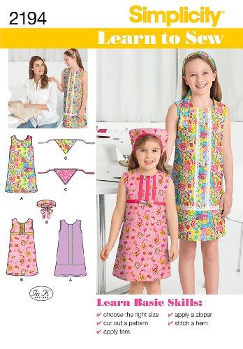 Robes fille taille 3 à 6 ans ajustement parfait Simplicity enfant - 2