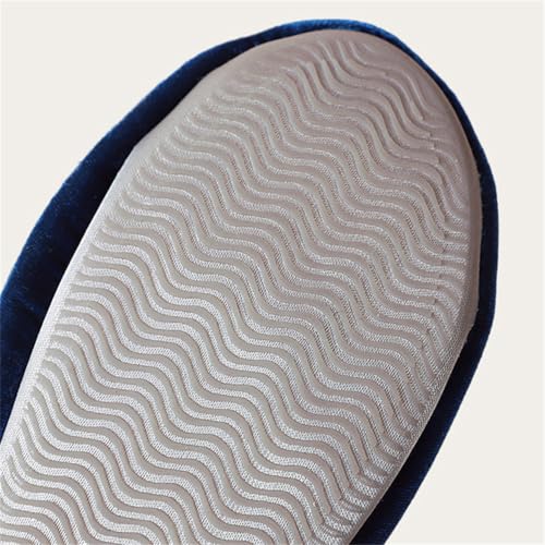 Luxurious Velvet Sandals for Women High Class Slippers with Pompom Elegant House Shoes Indoor Outdoor4