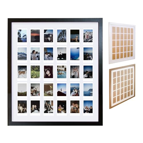 Tapeera Black Multi Picture Frame Collage Wall Decor For Fujifilm