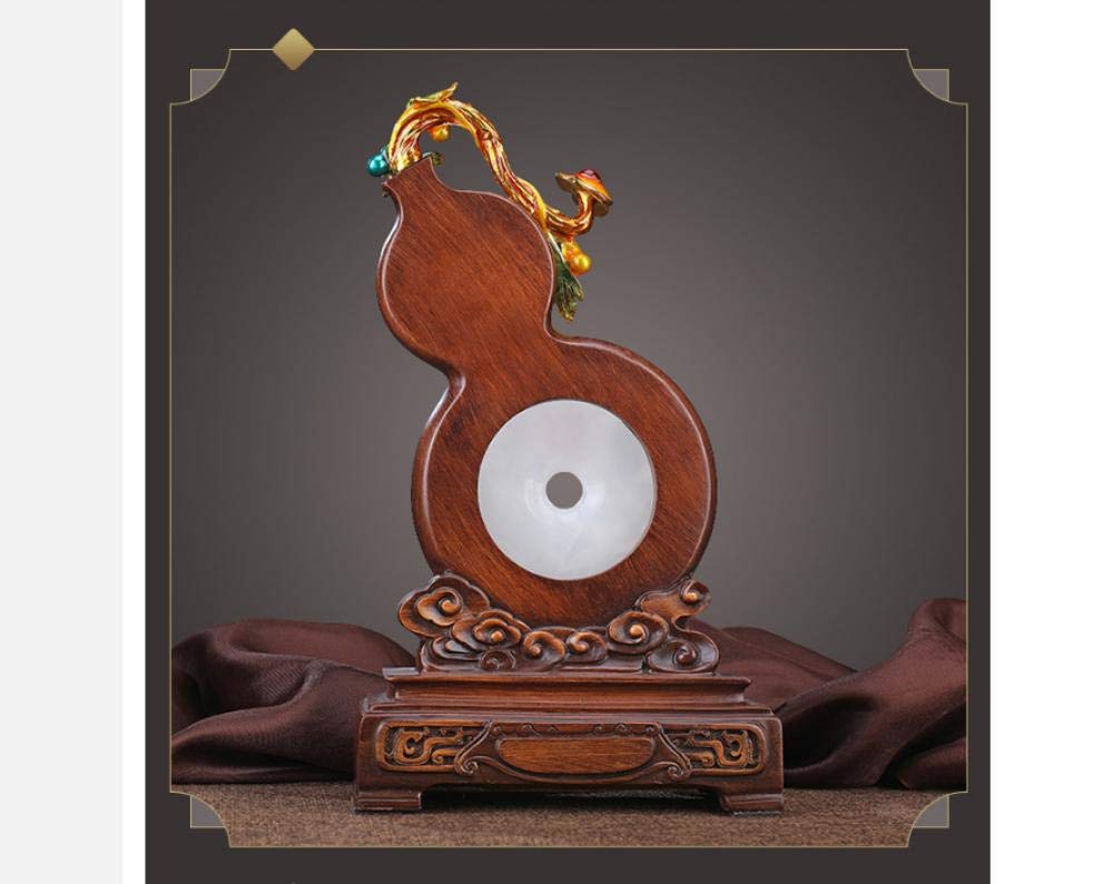 KYUJTYJ Head Sculpture Statue Sculpture Statue Peace Calabash Put Zen Wine Cabinet Tea Table Porch Button Decorations