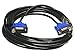 Importer520 Blue Connectors HD15 Male to Male SVGA VGA Long Video Monitor Cord Cable for TV Computer Projector (Blue 10ft)