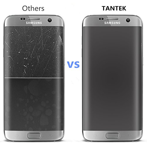 Galaxy S7 Edge Screen Protector [Full 3D Coverage],Tantek [Anti-Bubble] [Hd Ultra Clear] Pet Film Curved Edge To Edge Screen Protector For Samsung Galaxy S7 Edge, [2-Pack] #TOP3