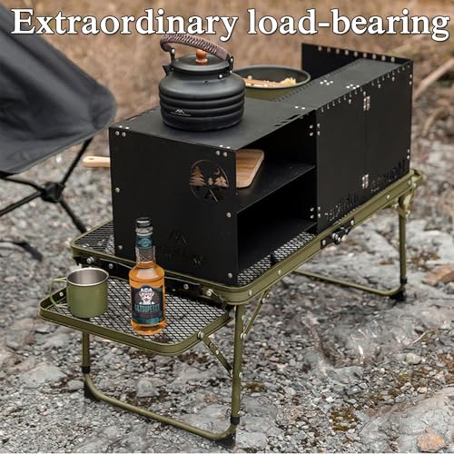 Table de camping compacte réglable pour solutionner les sols irréguliers - 8