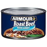 Armour Star Roast Beef With Gravy, Canned Meat, 12 Oz, Pack of 1