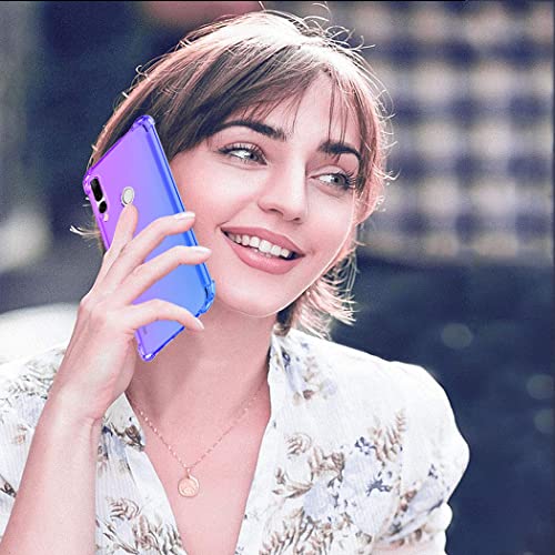 Gufuwo Case For Huawei Y9 Prime 2019/Honor 9X/P Smart Z Stk-Lx1 Cute Case Girls Women, Gradient Slim Anti Scratch Soft Tpu Phone Cover Shockproof Protective Case For Huawei Y9 Prime 2019 (Purple/Blue) #TOP5