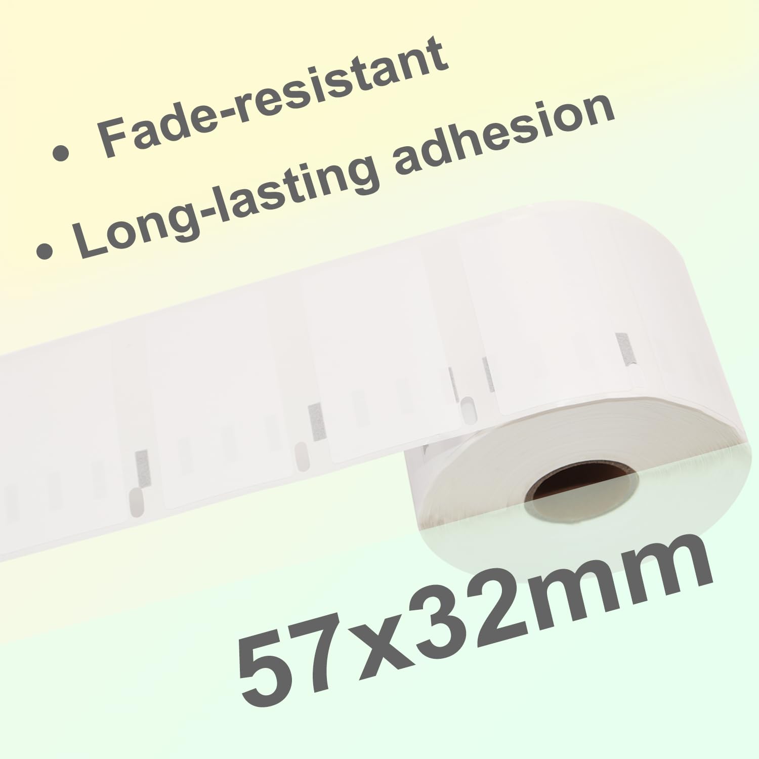 Doree 11354 S0722540 Rotoli di etichette, 57 mm x 32 mm, compatibili con Dymo Labelwriter 4XL 450 400 330 320 310 (1000 etichette per rotolo) 4 rotoli