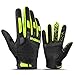 INBIKE Gants Vélo Super Extensible Gants VTT Respirant Imperméable, Gants à Écran Tactile Plein Doigt Antidérapant Idéal pour Vélo Exercice Sport Running Ski Snowboard Moto Vert,XXL(MC020)
