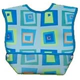 Dex Baby Dura Bib Crum Catcher - Geo Bib, Blue