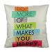 Classroom Must Have Reading Corner for Kids Teacher Special Education Throw Pillows Calming Inspirational with Quotes Fun Saying Words Letters 18x18 Inch Set of 4 Decor Cushion Cases Office Furniture