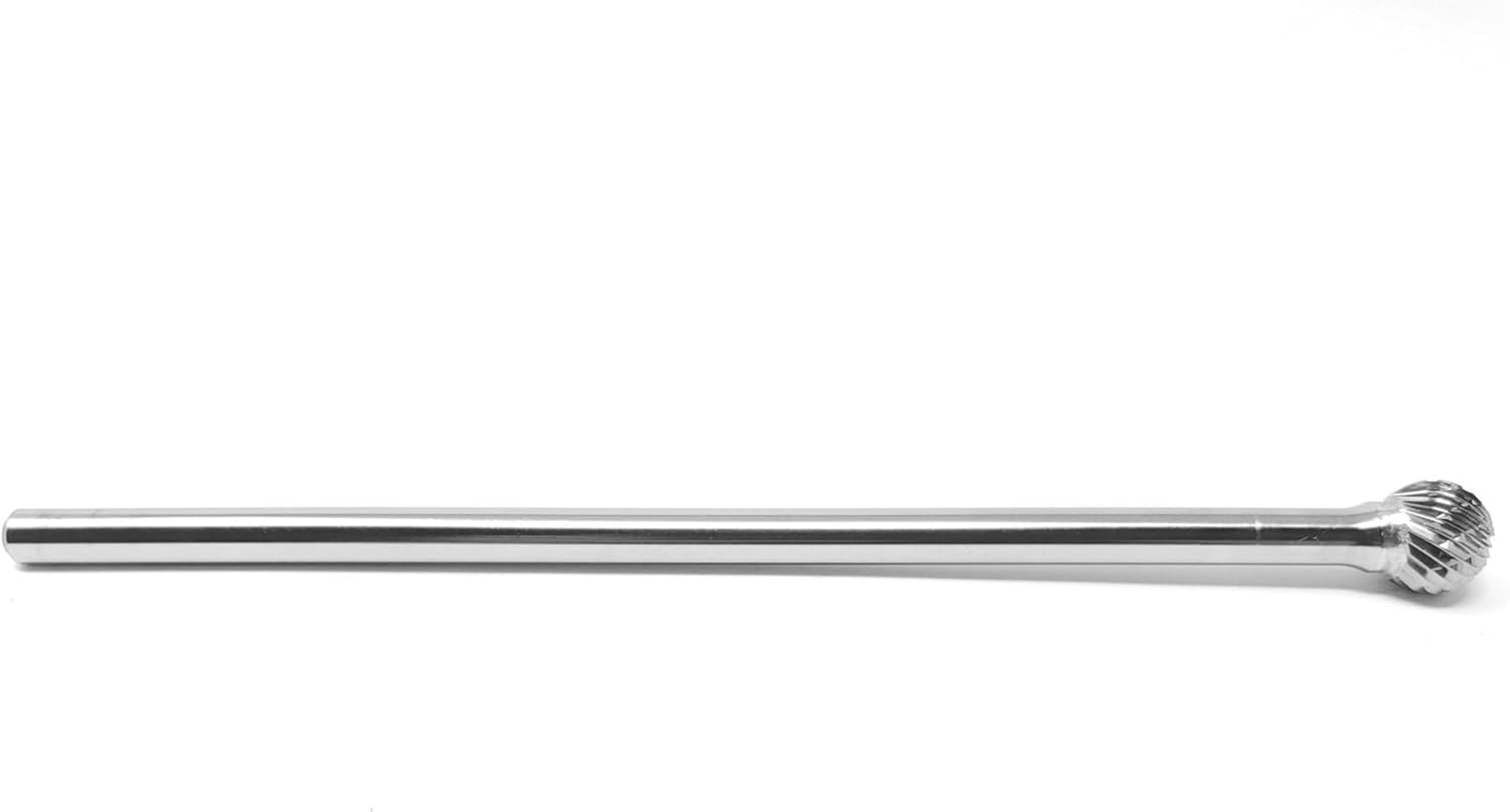 SD-5L6 Solid Carbide Burr Die Grinder Bit 1/2" x 7/16" on 6" Long Steel Shank