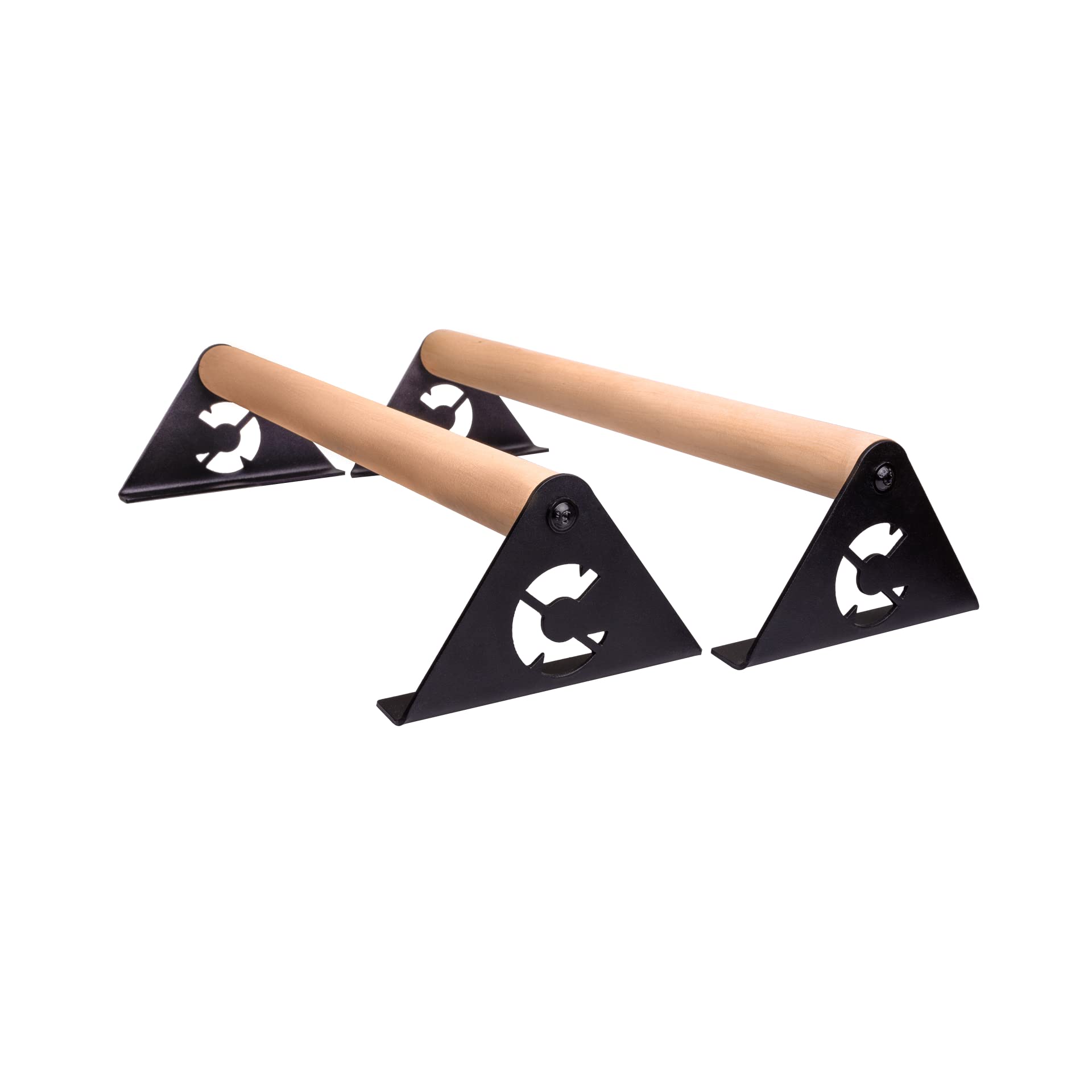 Liegestützgriffe Handstand Griffe Calisthenics Minibarren Fitness Liegestütze Griff Parallettes Höhenverstellbar Holz und Stahl Push Up Bars S, M, L
