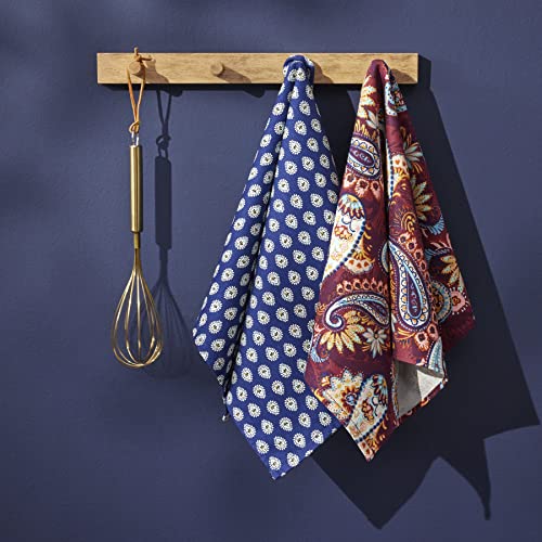 Vera Bradley Women's Cotton Decorative Dish Towel Set Of 2, Paisley Jamboree, One Size #TOP2