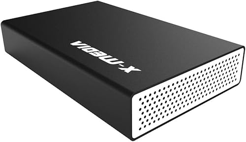 X-MEDIA XM-EN3200 3.5 pulgadas USB 2.0 SATA de aluminio para disco duro, carcasa externa, compatible con disco duro SATASSD de 3.5 pulgadas