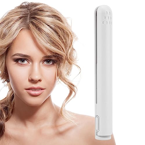 Imagen de pelo hierro 2 en 1 ondas doble propósito Rizadores viaje pequeños Plancha para el cabello Rizado automático Crea rizos con estilo Jikiaci