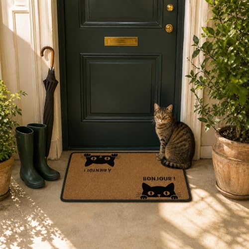 Paillasson Exterieur Entree, Paillasson Interieur Entree Chat 40x60 cm – vue 7