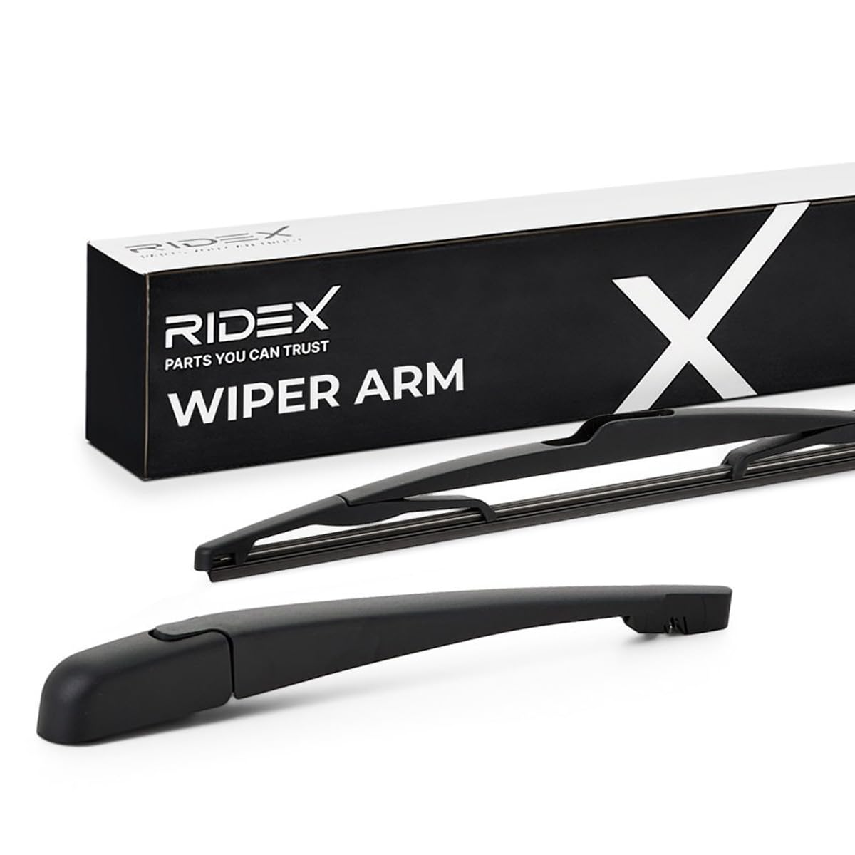 Ramię Wycieraczki RIDEX 301W0027 350mm z pokrywą ze zintegrowanym piórem wycieraczki Kompatybilny z PEUGEOT 307 3A/C 307 Break 3E