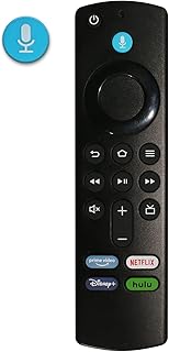 EZOOE L5B83G Fire TV Stick Voice Replacement Remote Control Fit for Fire TV (3rd Gen, Pendant Design), Fire TV Cube (1st Gen, 2nd Gen), Fire TV Stick (2nd Gen, 3rd Gen, 4K, Lite)