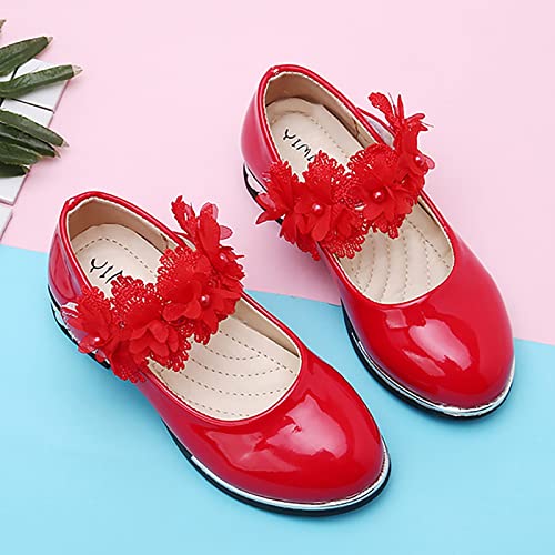 Little Girl Sandals Size 6 Autumn Children Shoes Flower Single Shoes Korean Children Dance Shoes Toddler Sandals Girls2