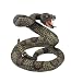 Private Label Striking Diamondback Rattlesnake Snake Statue Figurine