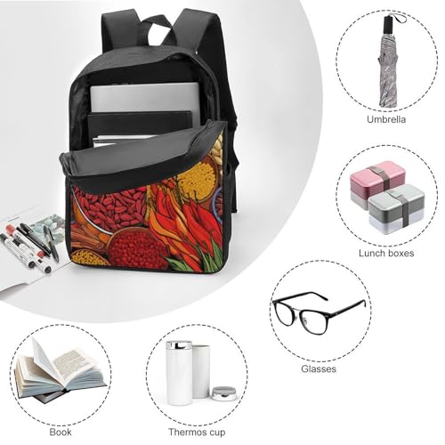 Sac à dos enfants Spices 17 pouces avec imprimé cartoon 3D pour la maternelle et l'école
