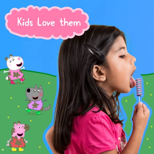 Peppa Pig Swirl Lollipops Individually Wrapped 20Pk | Peppa Pig Candy For Peppa Pig Party Favors & Peppa Pig Birthday Party Supplies | Peppa Pig Snacks Ideal For Peppa Pig Cupcake Toppers, Peppa Pig Birthday Decorations, Peppa Pig Goodies Bags & Peppa Pig Pinata #TOP6