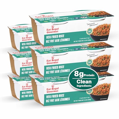 Eat Regal Flavored Rice, 2 Individual Cups, Pack of 6,