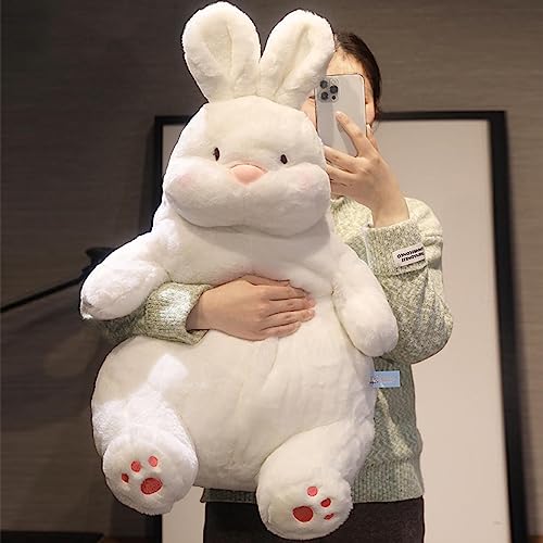 ARELUX Giant Big Rabbit Plush Large Stuffed Animal Hugging Pillow 22in Length (18in Sitting Height): Soft Jumbo Sleeping Body Warm Fluffy Pillow Adorable Chubby Plushie Toy Gifts for Boys Girls by ARELUX - Used condition - Image 2
