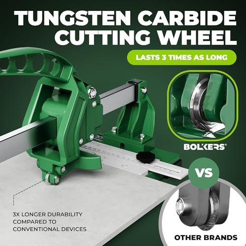 Bild 1 - ProCut L 1000 Fliesenschneider - Fliesenschneider 1000mm Schnittlänge - präzise Schnitte Dank Wolframcarbid-Schneidrad mit Kugellager - Flisenschneidmaschine mit magnetischem Brechstempel