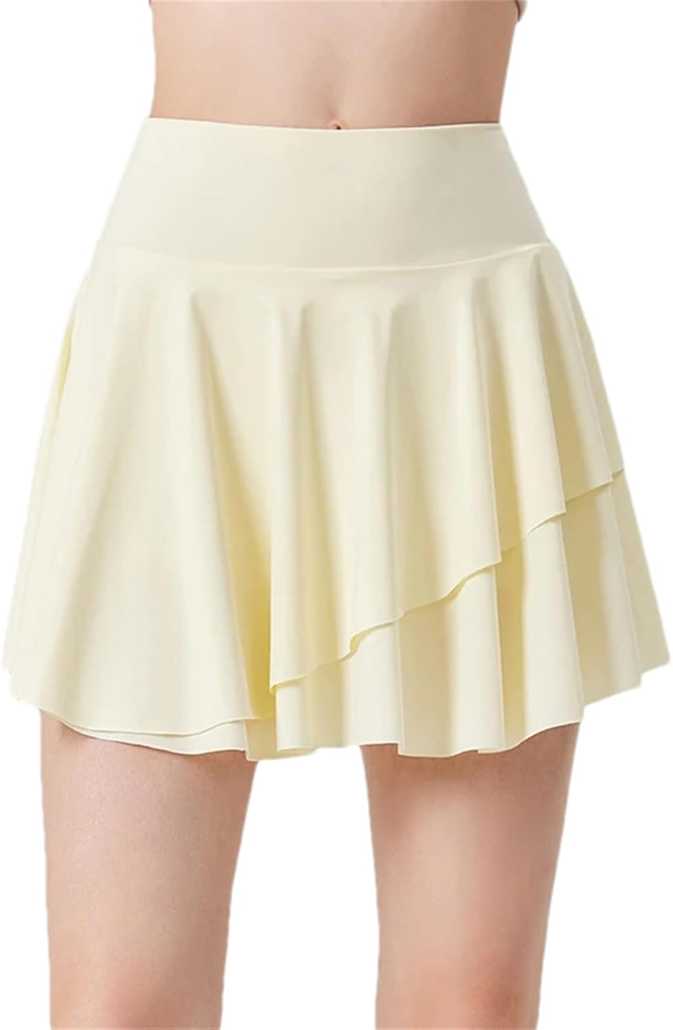 Women's Tennis Skirts with Shorts Fitness Pleated Skirt Sports Short Golf Mini Skirt Women's Gym Sportswear