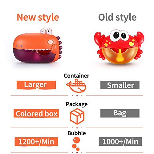 Larah Bath Toy For Bubble Bath For The Bathtub,1000+ Bubbles Per Minute,Plays 12 Children’s Songs – Baby, Kids Bath Toys Makes Great Gifts For Toddlers Ages 1 2 3 4 5 6 Years Girl Boy (Orange) #TOP5