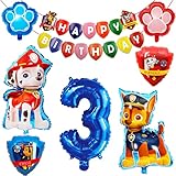DISEÑO EXQUISITO: El equipo de perros es un tema favorito para los niños. Los globos están muy bien formados y estampados y los colores son vibrantes. Impresiona a tus hijos y a sus amigos con nuestras ofertas para fiestas temáticas.