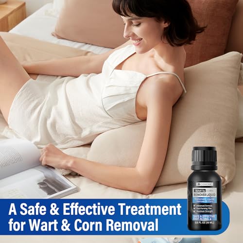 OSNOIA Extra Strength Wart Remover Liquid with 17% Salicylic Acid, Fast Acting Treatment for Plantar & Common Warts, Corn Remover for Feet and Toes 15ml - Thumbnail 6