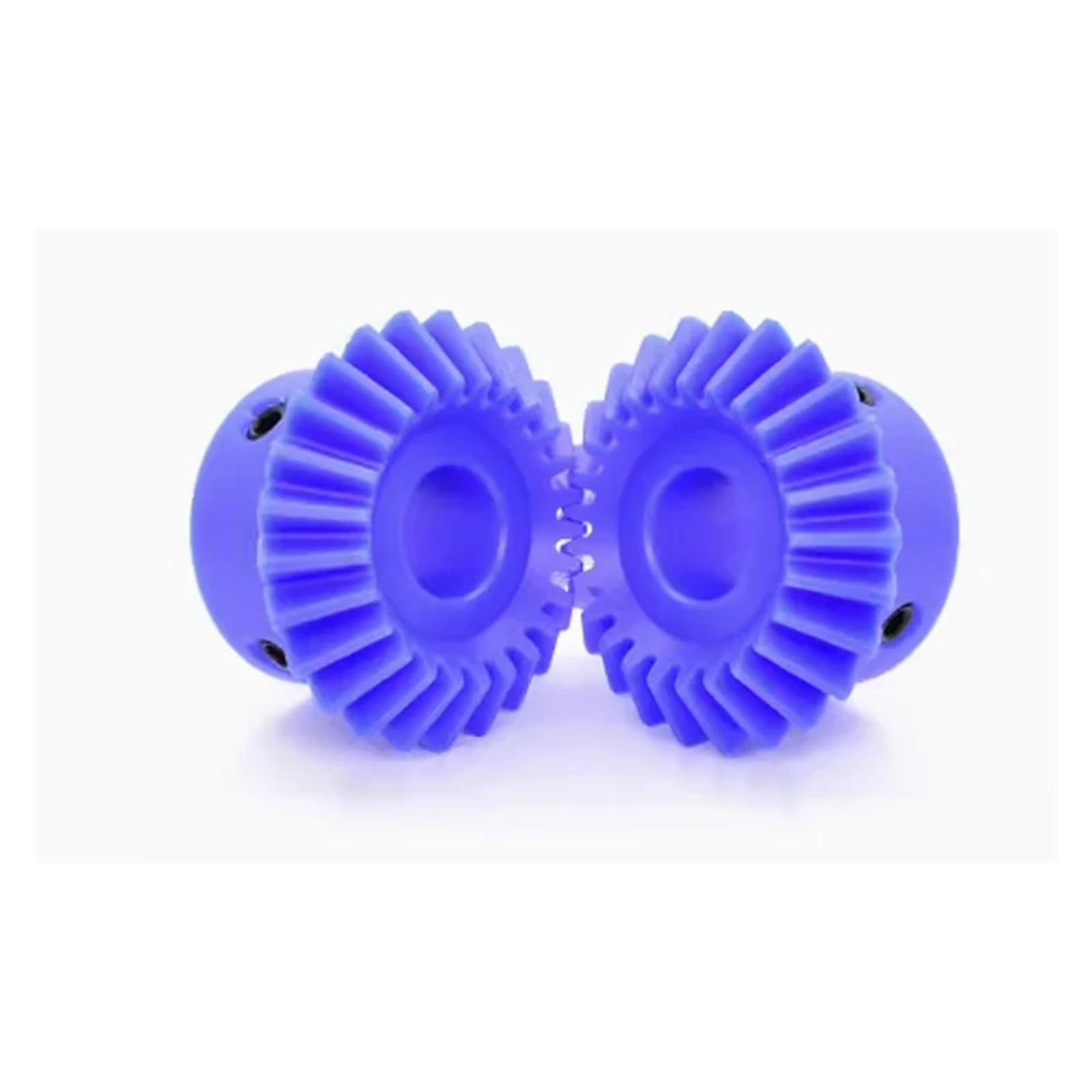 Kegelradgetriebe 1:1 Blaues Nylon-Kegelrad 1,5M30T-2,5M25T 90-Grad-Kegelrad aus Kunststoff, Stirnkegelrad(2M30T hole16xKey5)