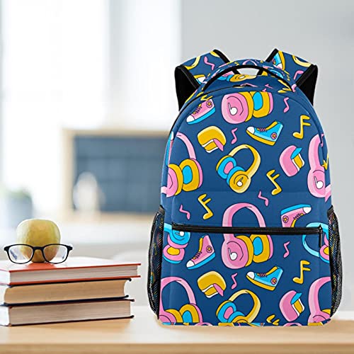 Sac à dos d'école grande capacité style décontracté jungle multicolore - 6