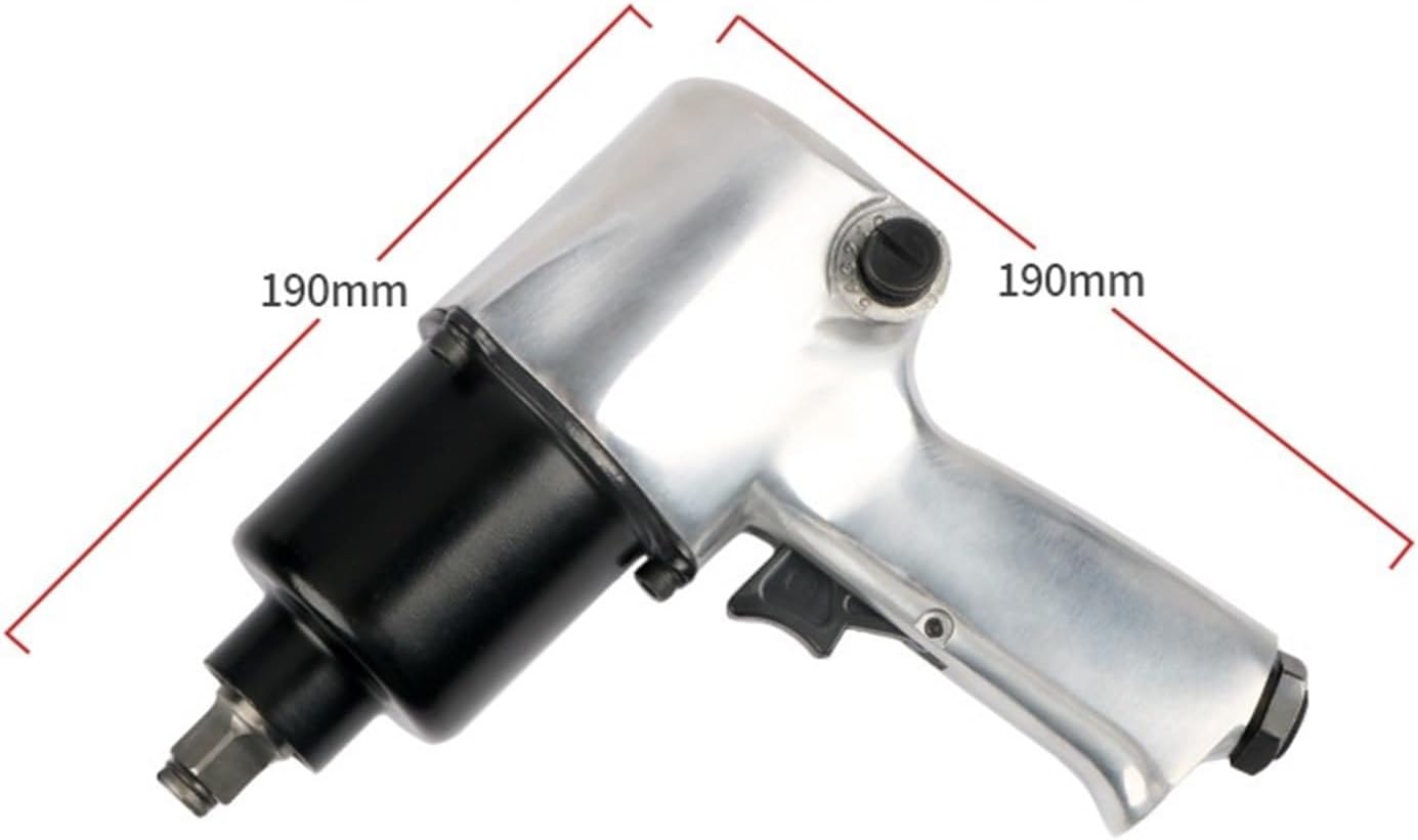 Air Hammer, 1/2 Air Impact Wrench, Dual Hammer Professional Pneumatic Ratchet Tool for Tire Repair
