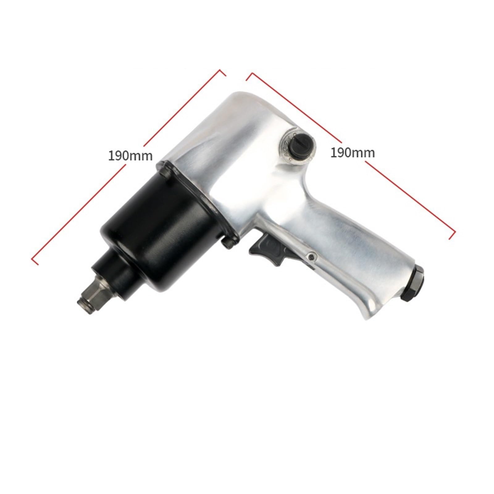 Strumenti pneumatici, Martello Pneumatico, Avvitatore A Percussione 1/2, Attrezzo A Cricchetto A Doppio Per La Riparazione Di Pneumatici(Double hammer 600NM)
